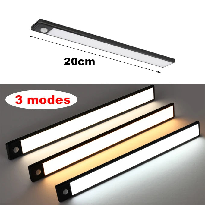 Smart Motion Sensor Cabinet Light — Magnetic, USB Rechargeable