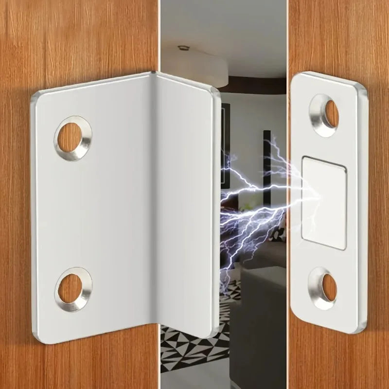 Invisible Magnetic Door Catch — Drill-Free, Strong Hold