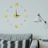 3D Luminous Frameless Acrylic Wall Clock — Silent DIY