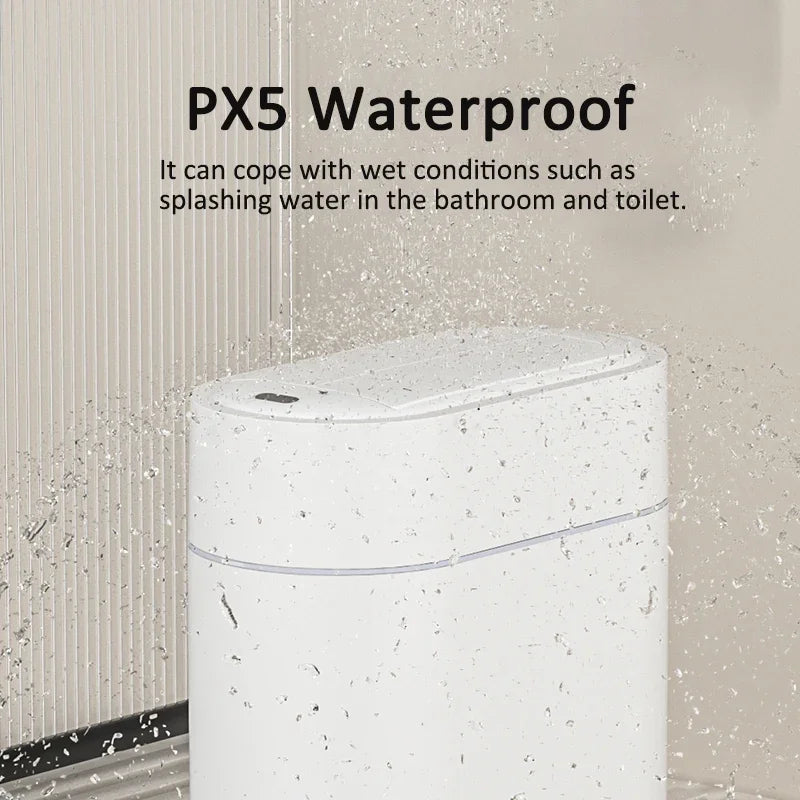 Smart Sensor Trash Can with Lid — 7/9L Slim Design