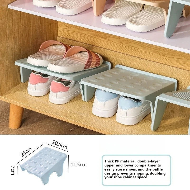Double-Layer Shoe Rack Hanger & Cabinet Expander